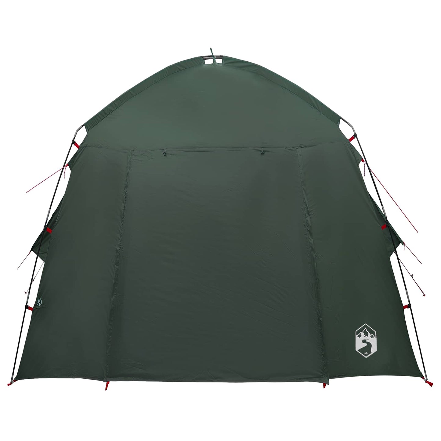Hyttetelt med tag Army Grøn 210 x 210 x 138 cm Polyester