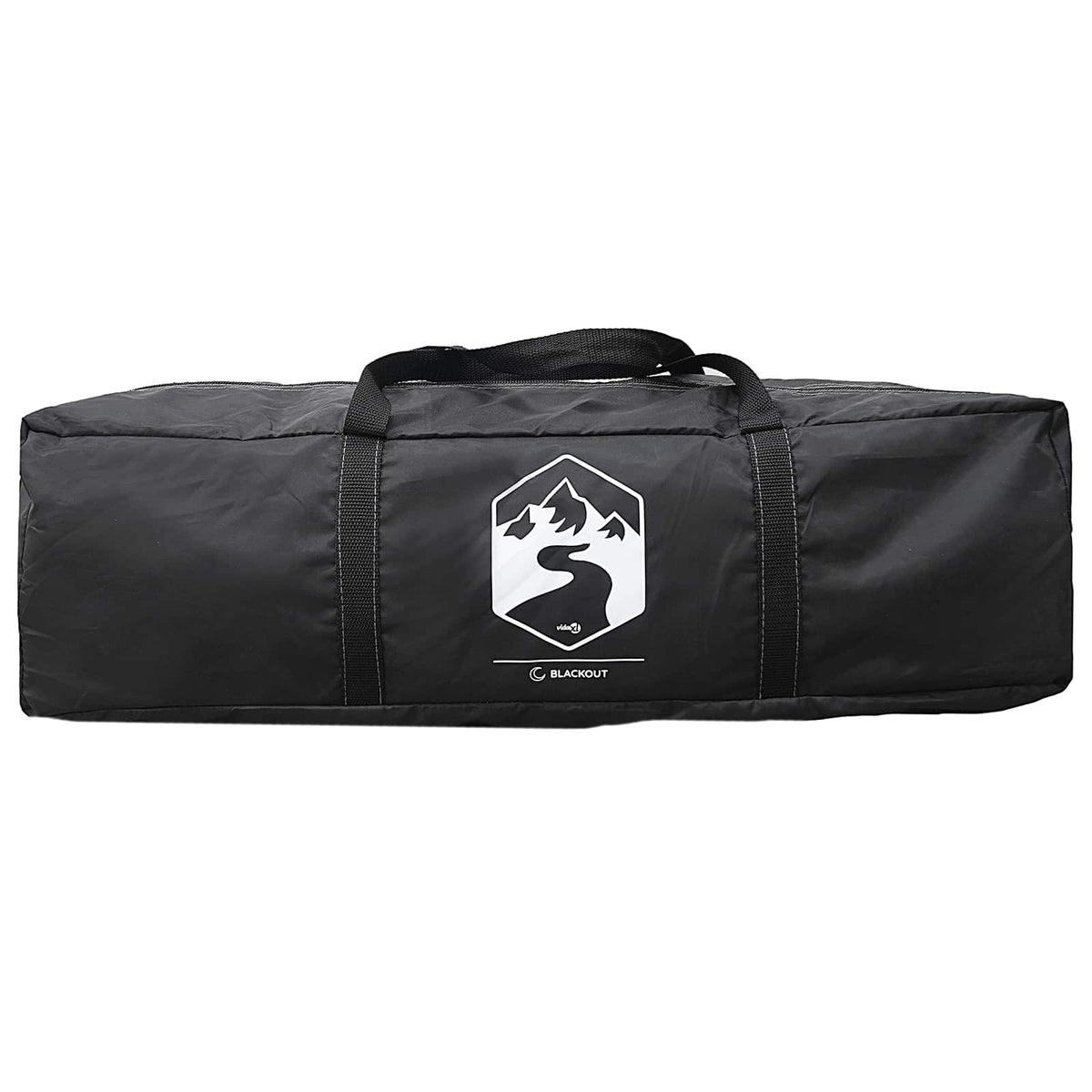 Hyttetelt med tag Hvid Blackout 210 x 210 x 138 cm Polyester