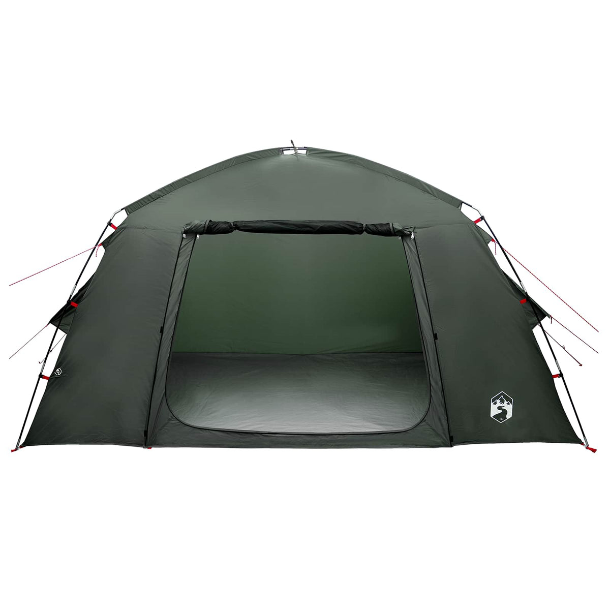 Hyttetelt med tag Army Grøn 300 x 210 x 156 cm Polyester