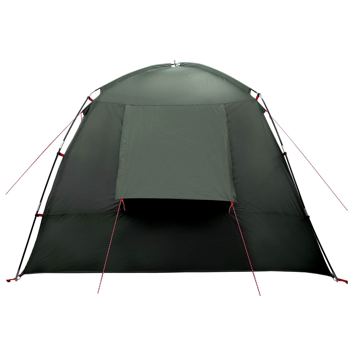 Hyttetelt med tag Army Grøn 300 x 210 x 156 cm Polyester