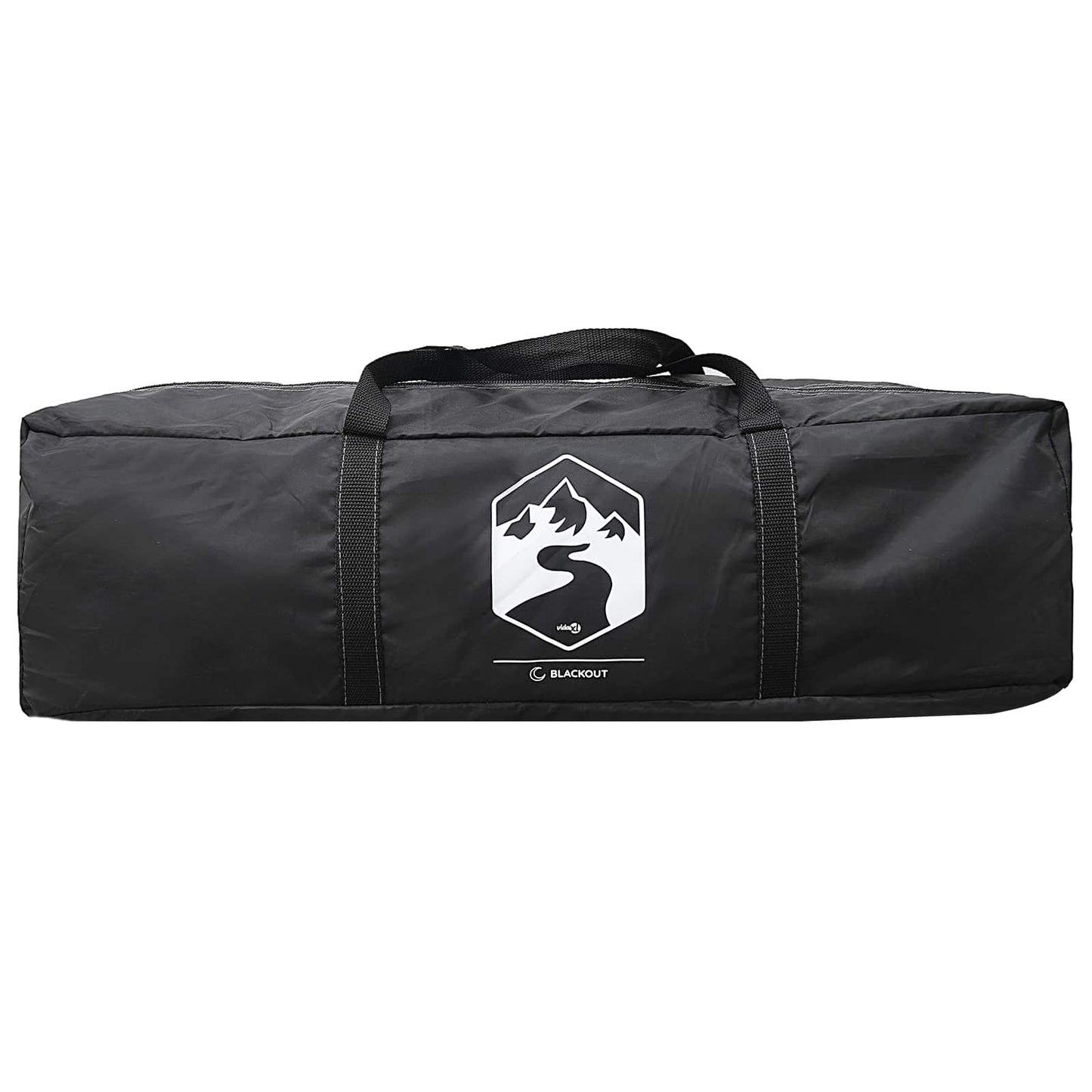 Hyttetelt med tag Hvid Blackout 400 x 210 x 180 cm Polyester