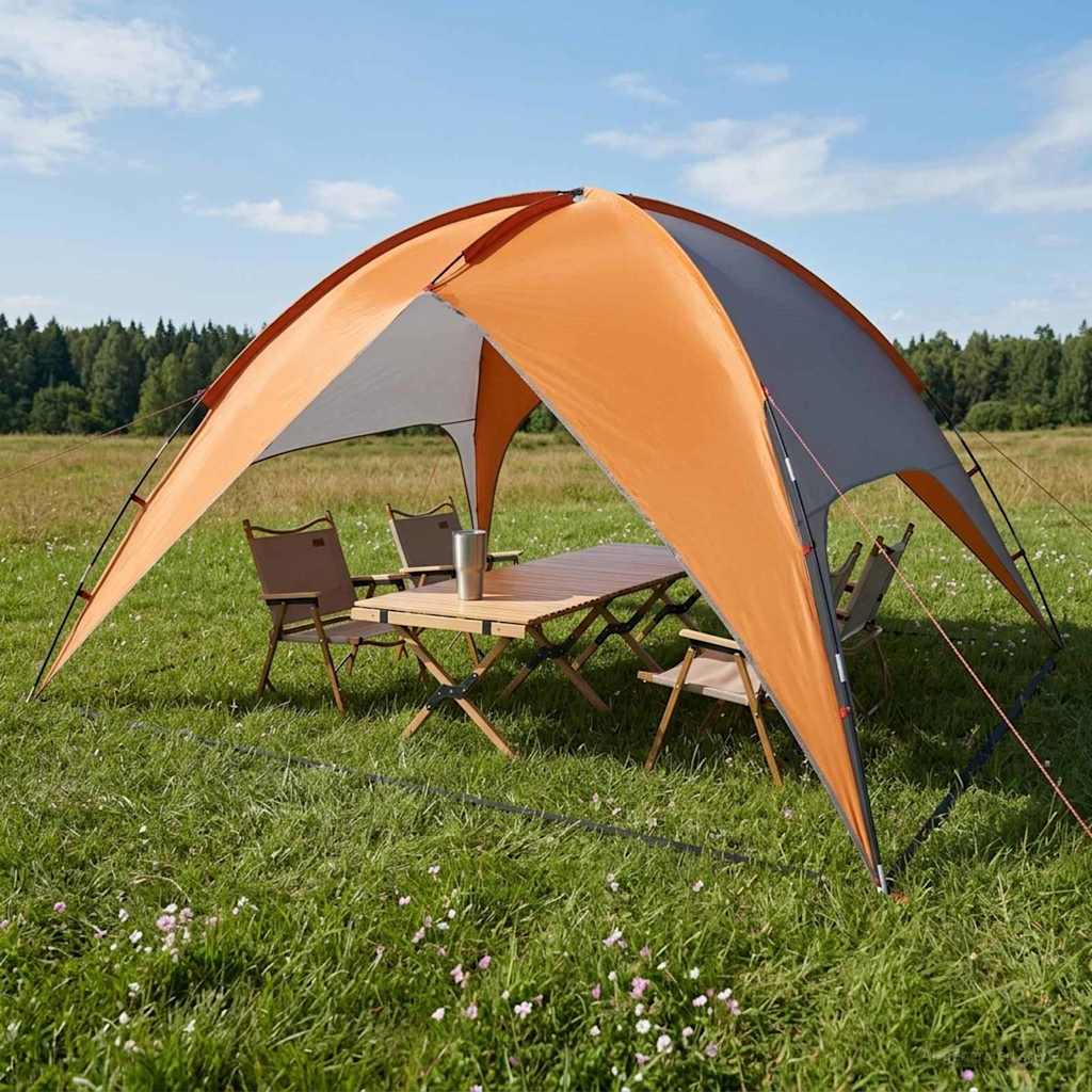 Camping telt med regnslag vandafvisende 4-personers