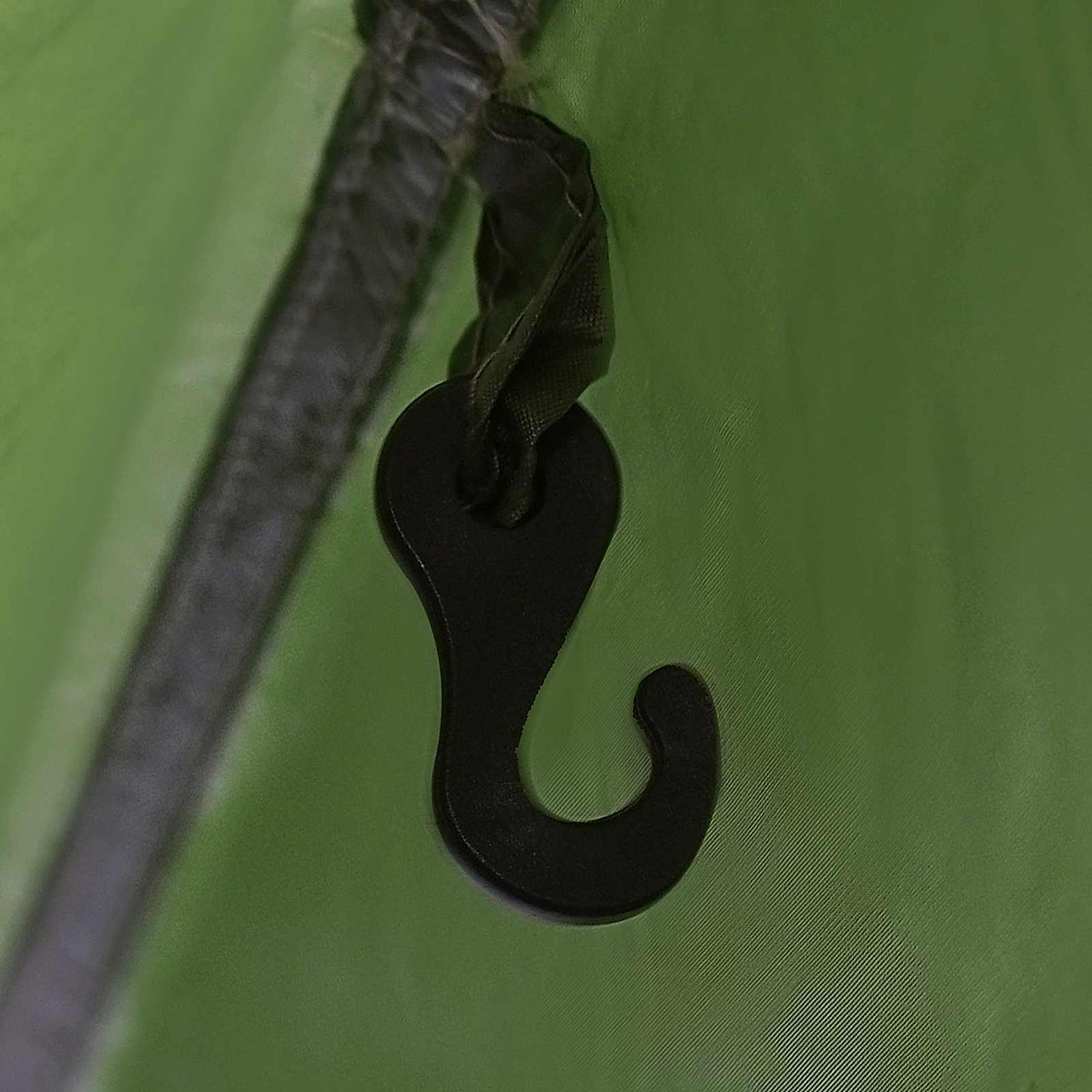 Camping tarp med mesh vægge 340 x 260 x 220 cm Grøn