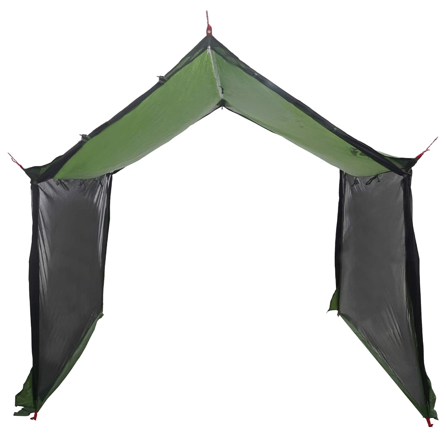 Camping tarp med mesh vægge 340 x 260 x 220 cm Grøn