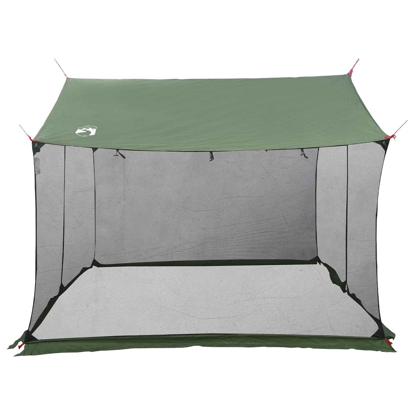 Camping tarp med mesh vægge 340 x 260 x 220 cm Grøn