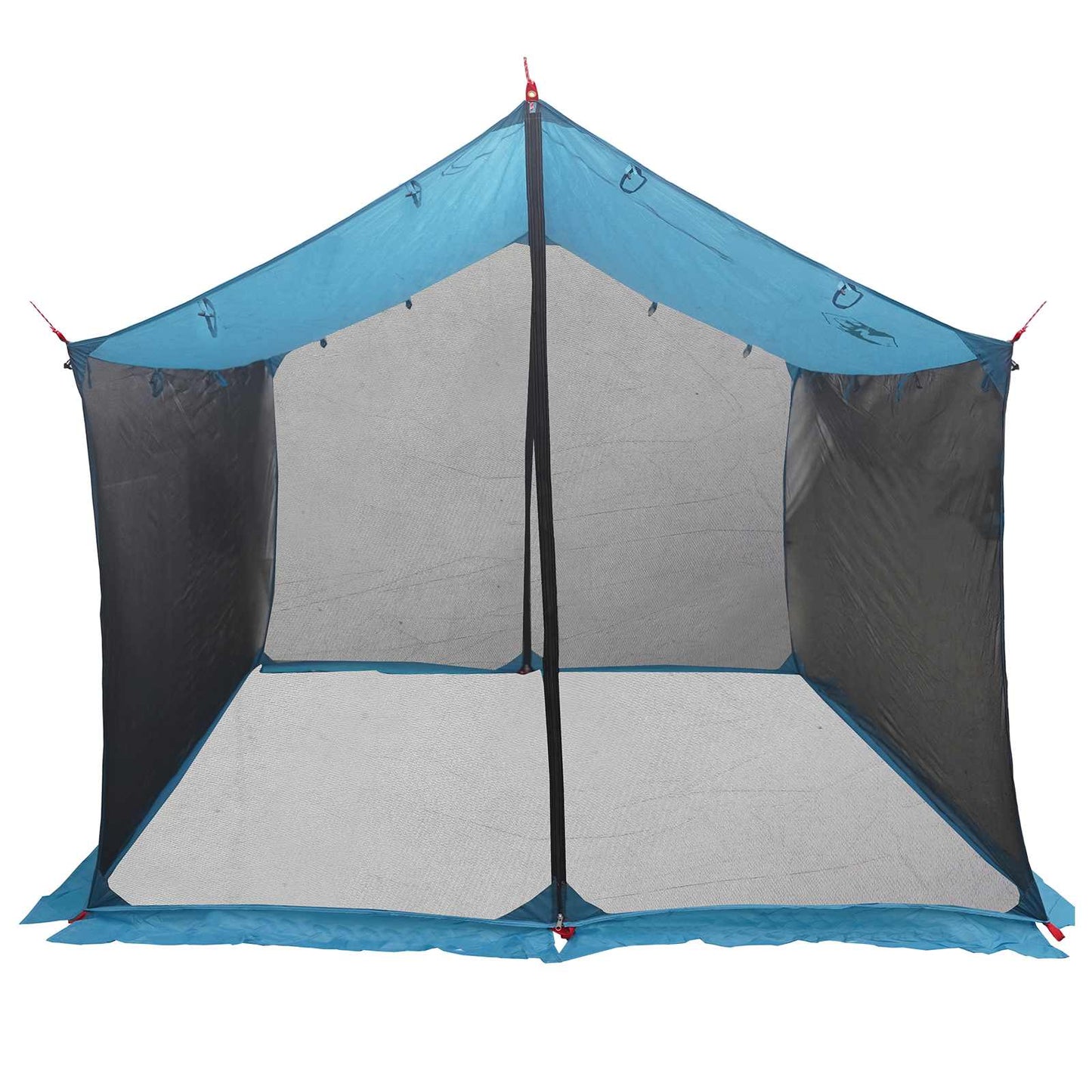 Camping tarp med mesh vægge 340 x 260 x 220 cm Blå