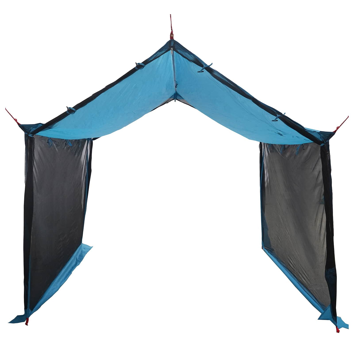 Camping tarp med mesh vægge 340 x 260 x 220 cm Blå