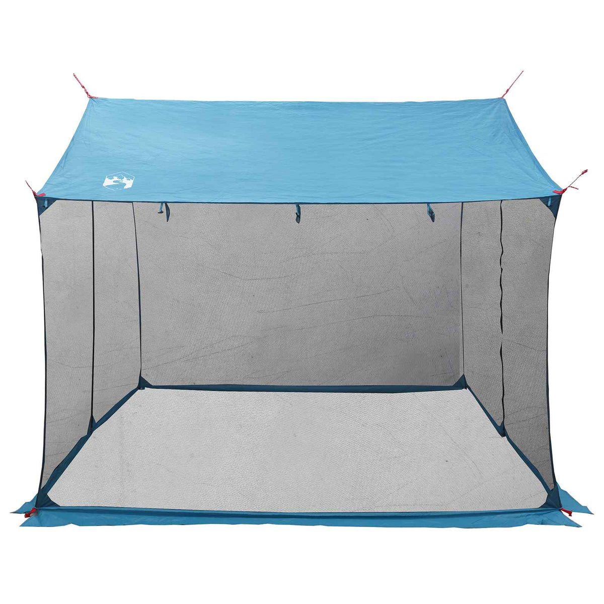 Camping tarp med mesh vægge 340 x 260 x 220 cm Blå