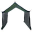Camping tarp med mesh vægge 340 x 260 x 220 cm Army Grøn
