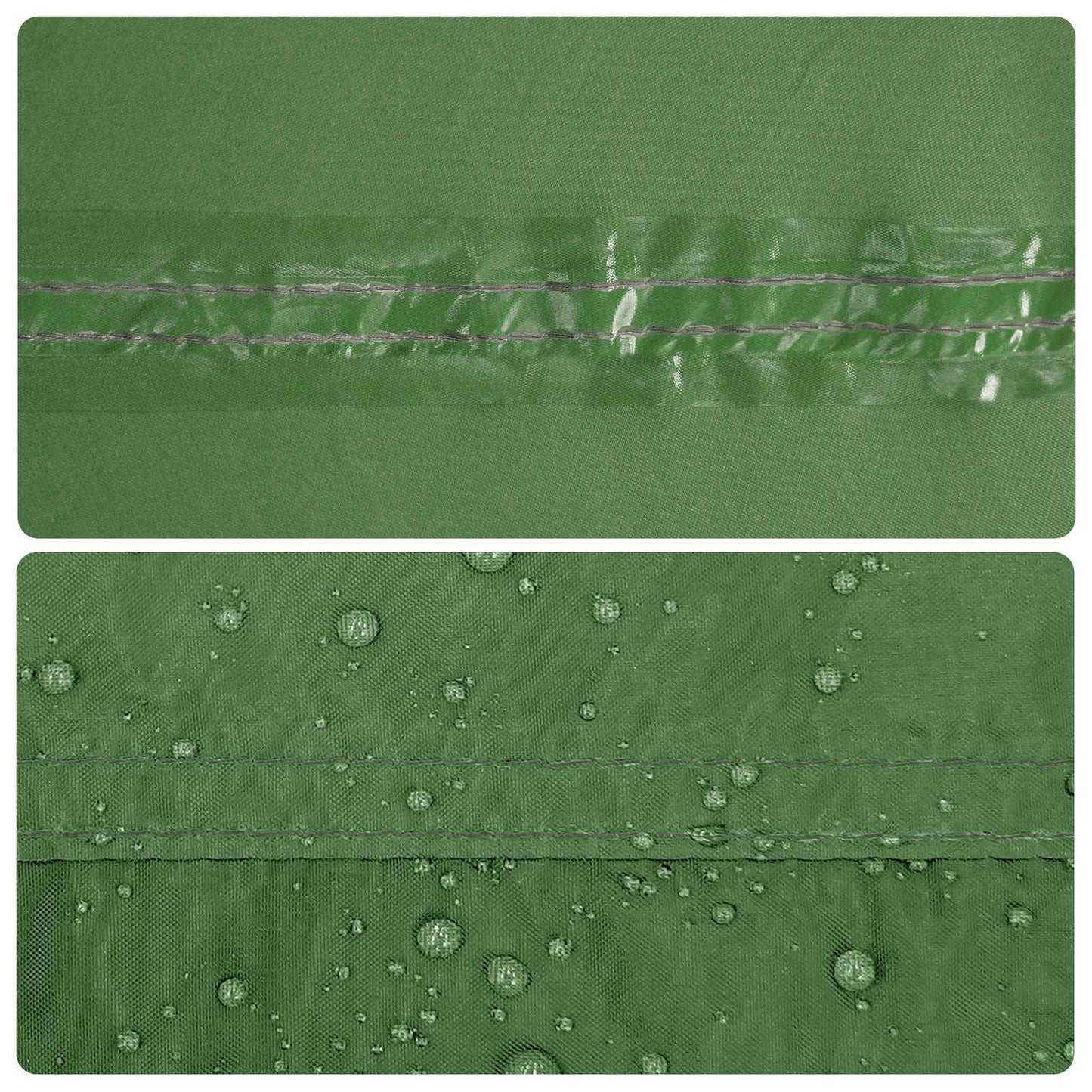 Camping tarp med mesh vægge 270 x 210 x 210 cm Grøn