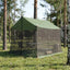 Camping tarp med mesh vægge 270 x 210 x 210 cm Grøn
