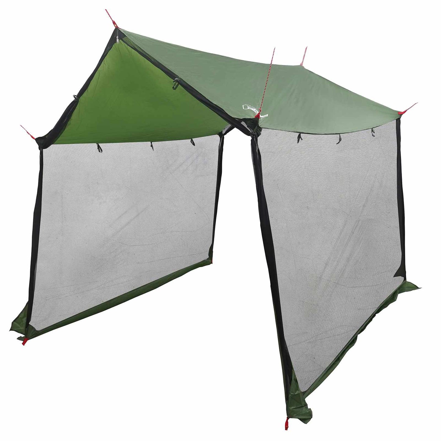 Camping tarp med mesh vægge 270 x 210 x 210 cm Grøn
