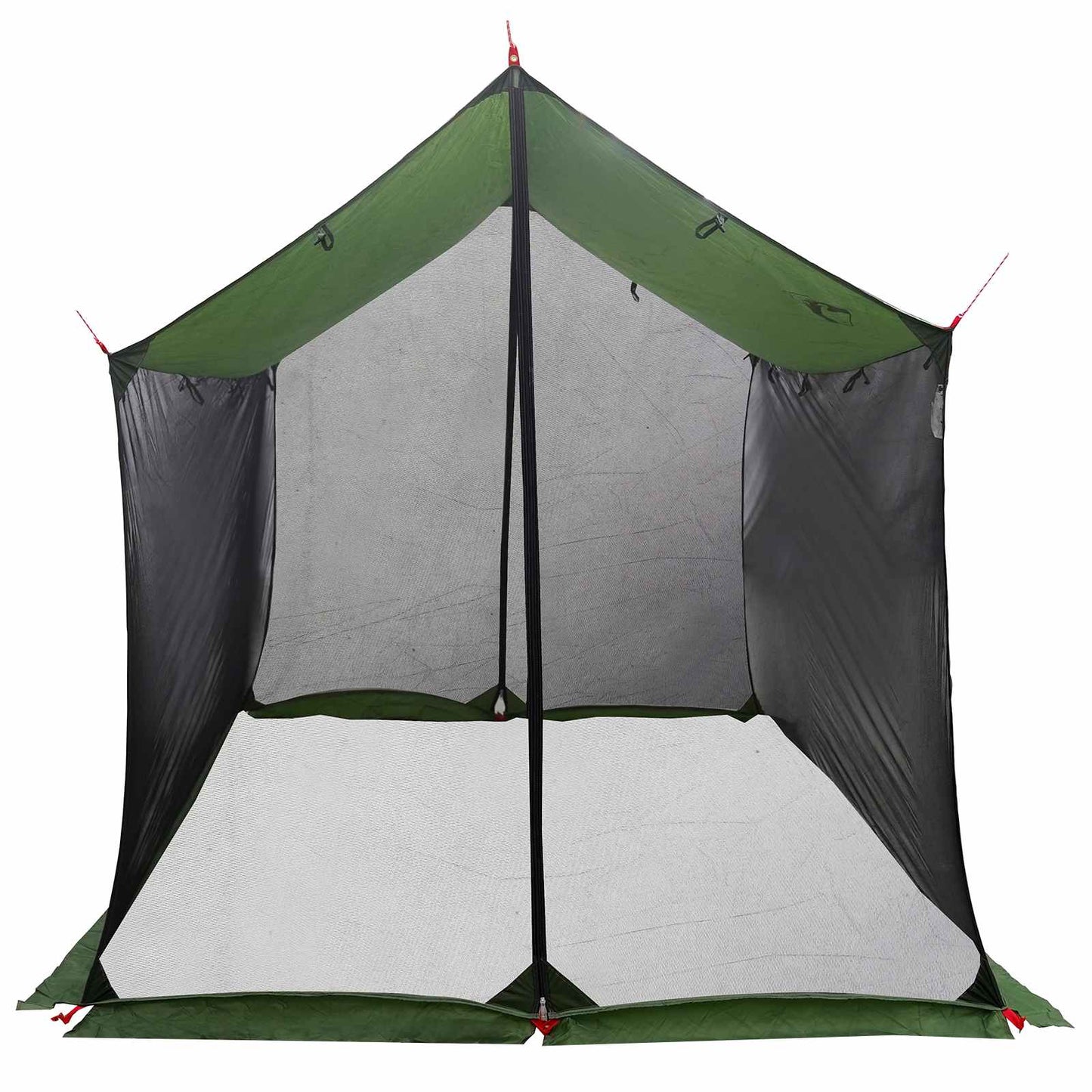 Camping tarp med mesh vægge 270 x 210 x 210 cm Grøn