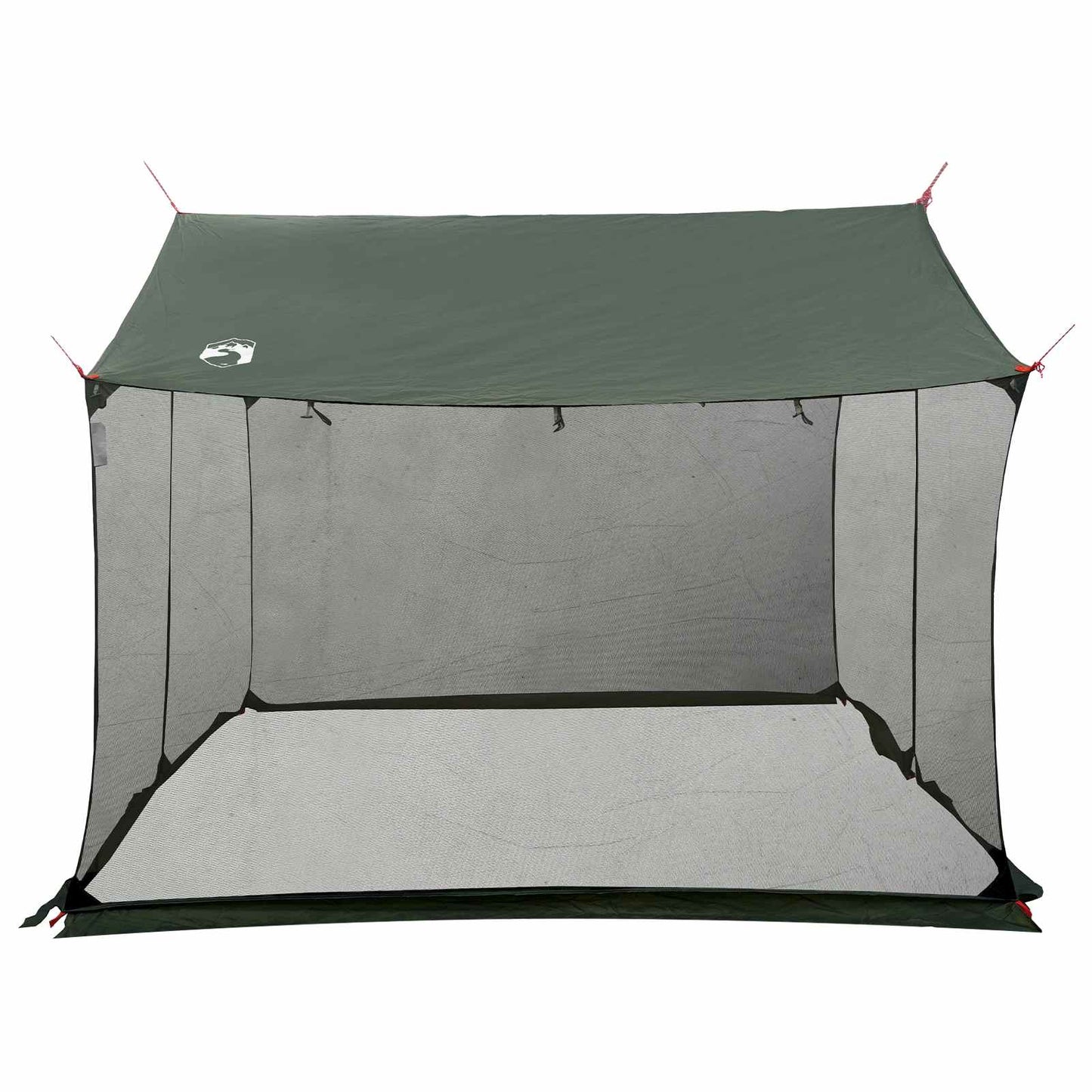 Camping tarp med mesh vægge 270 x 210 x 210 cm Army Grøn