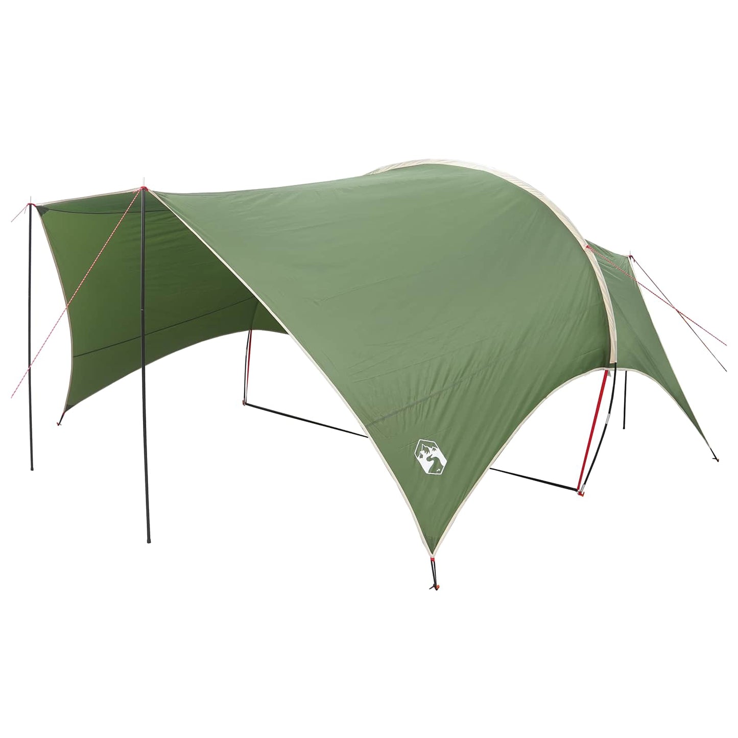Camping tarp vandafvisende Grøn 550 x 400 x 230 cm
