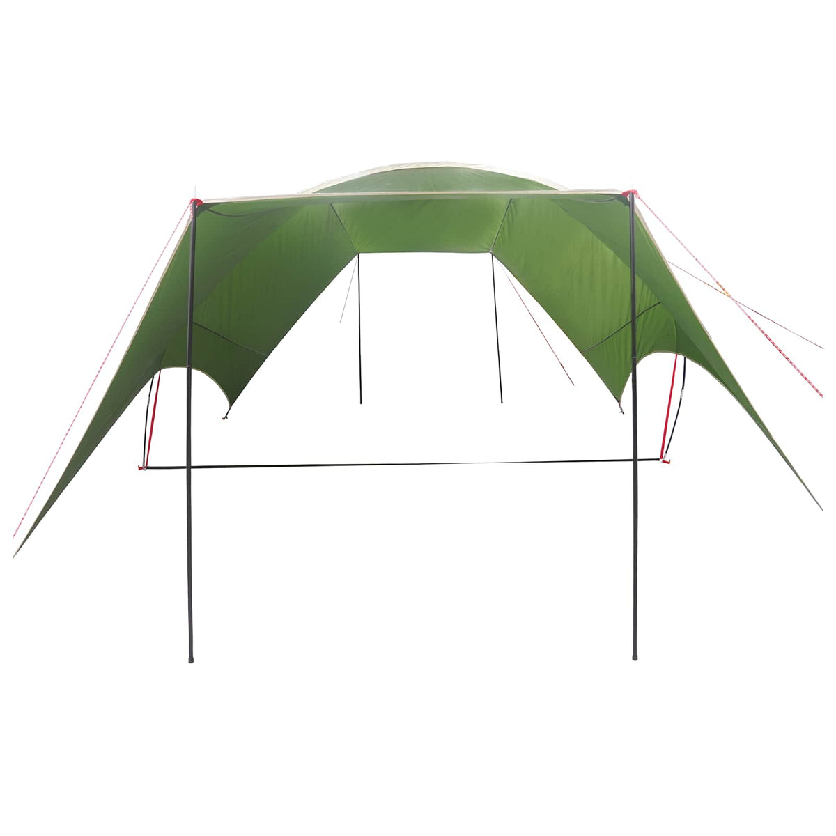 Camping tarp vandafvisende Grøn 550 x 400 x 230 cm
