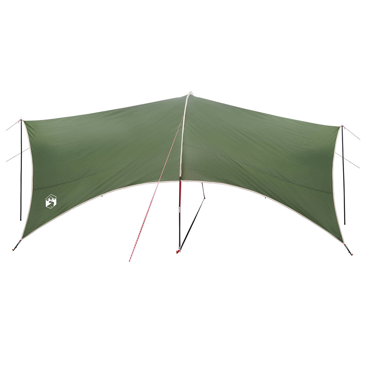 Camping tarp vandafvisende Grøn 550 x 400 x 230 cm