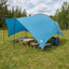 Camping tarp vandafvisende Blå 550 x 400 x 230 cm