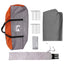 Camping tarp vandafvisende Grå og orange 550 x 400 x 230 cm
