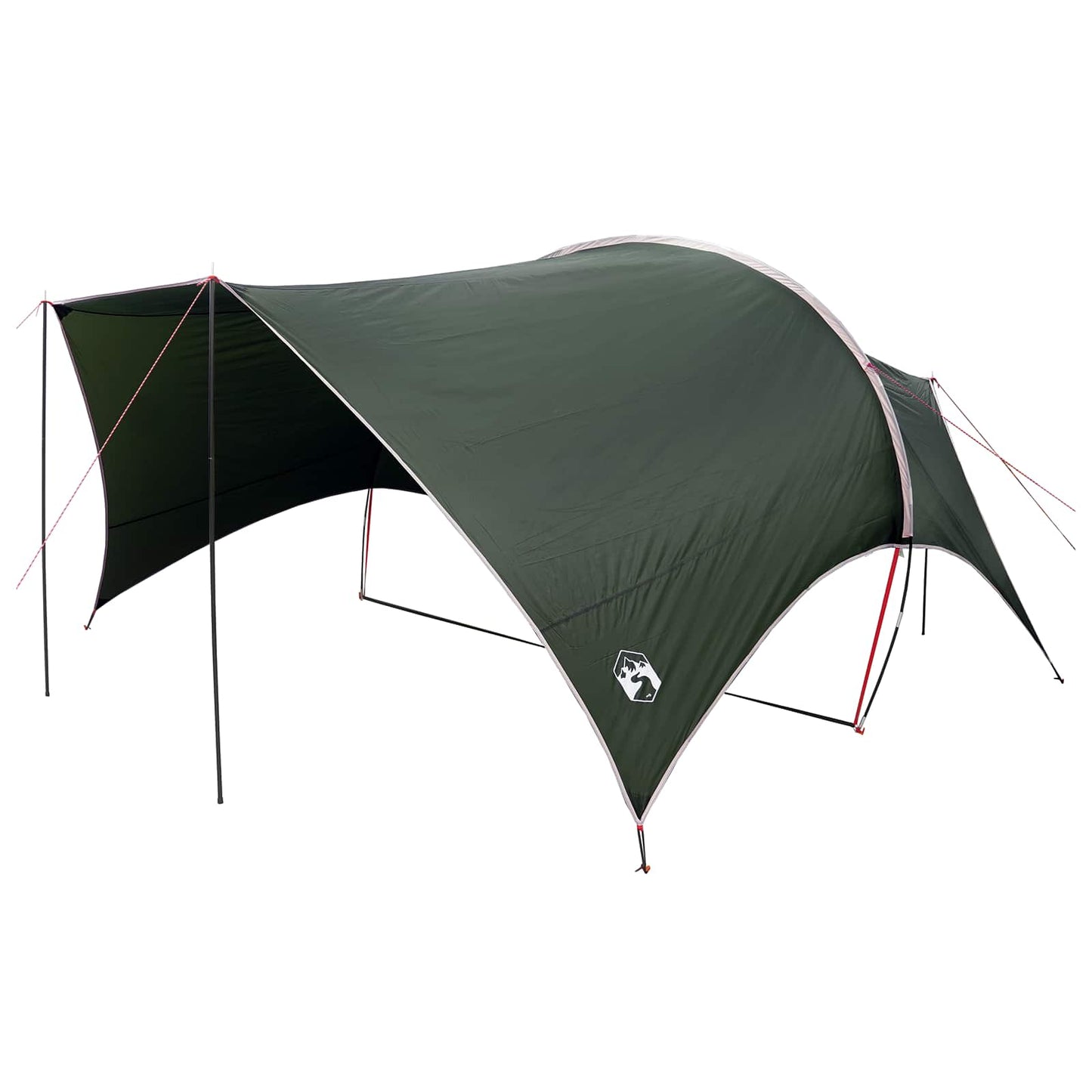 Camping tarp vandafvisende Army Grøn 550 x 400 x 230 cm