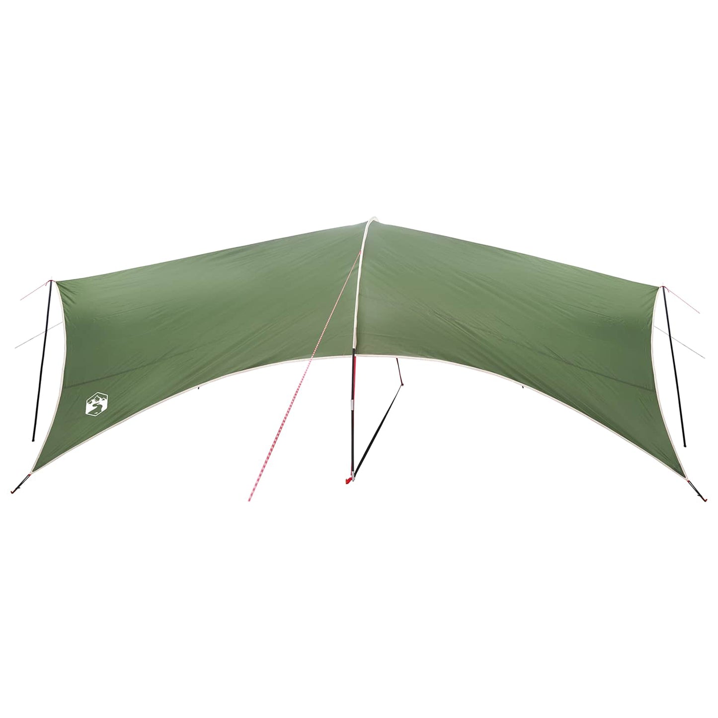 Camping tarp vandafvisende Grøn 690 x 580 x 255 cm