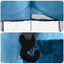 Familietelt med tag Blå 600 x 400 x 268 cm Polyester og Stål
