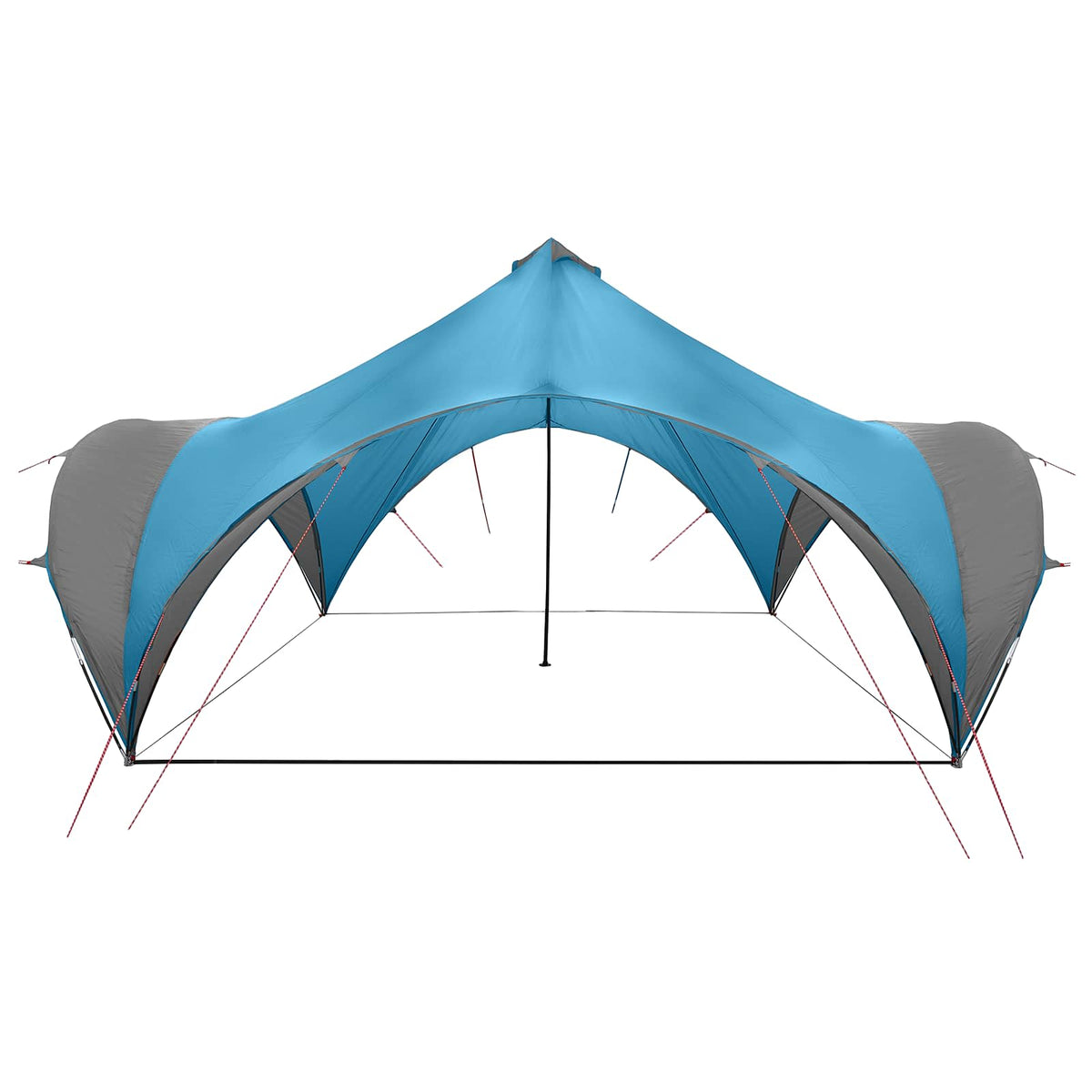 Party Tent med tag Blå 500 x 500 x 350 cm Polyester og Stål