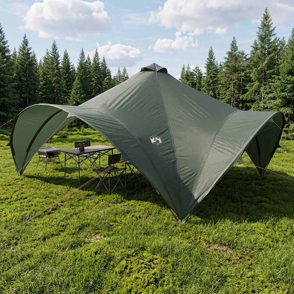 Party Tent Army grøn 500 x 500 x 350 cm Polyester og Stål