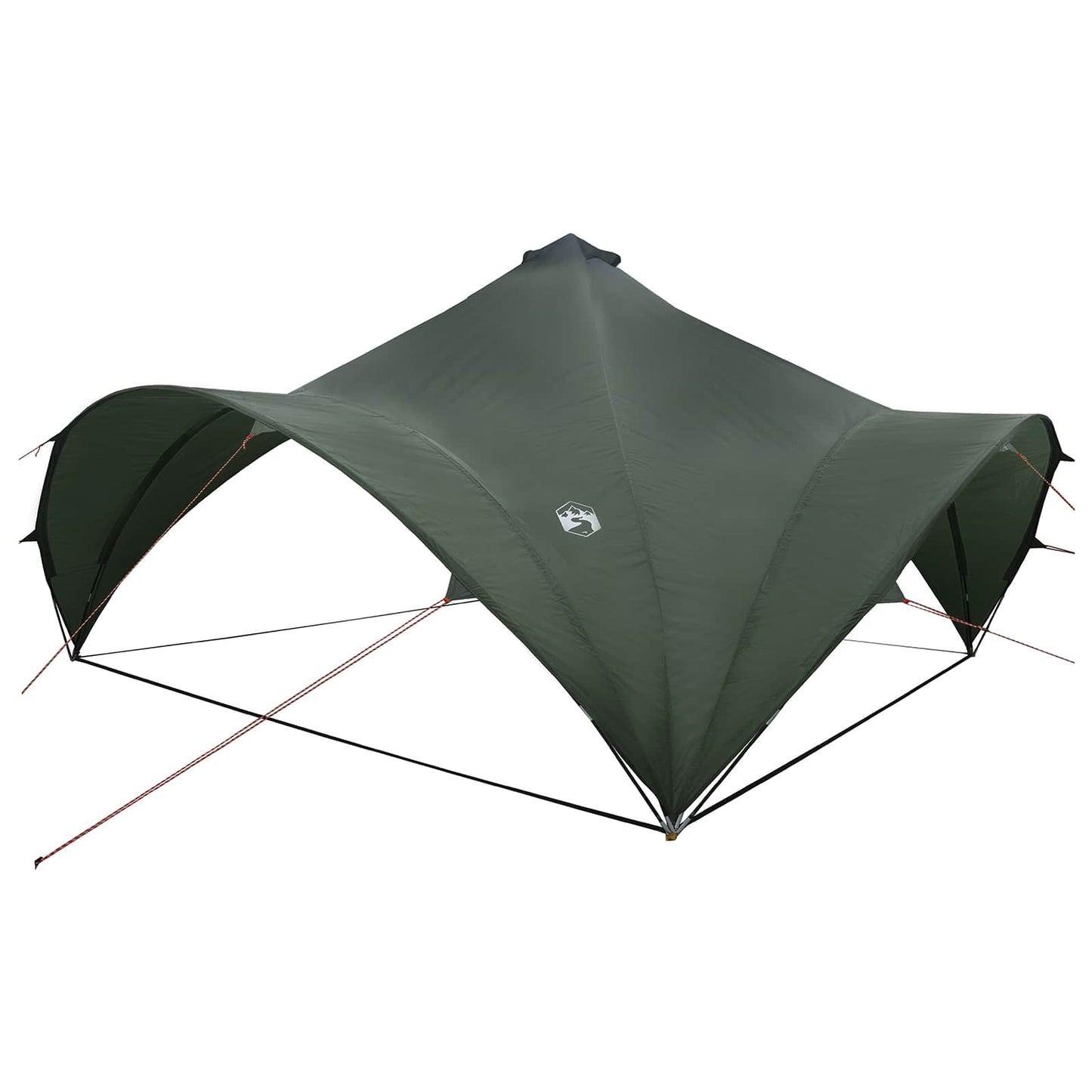 Party Tent Army grøn 500 x 500 x 350 cm Polyester og Stål