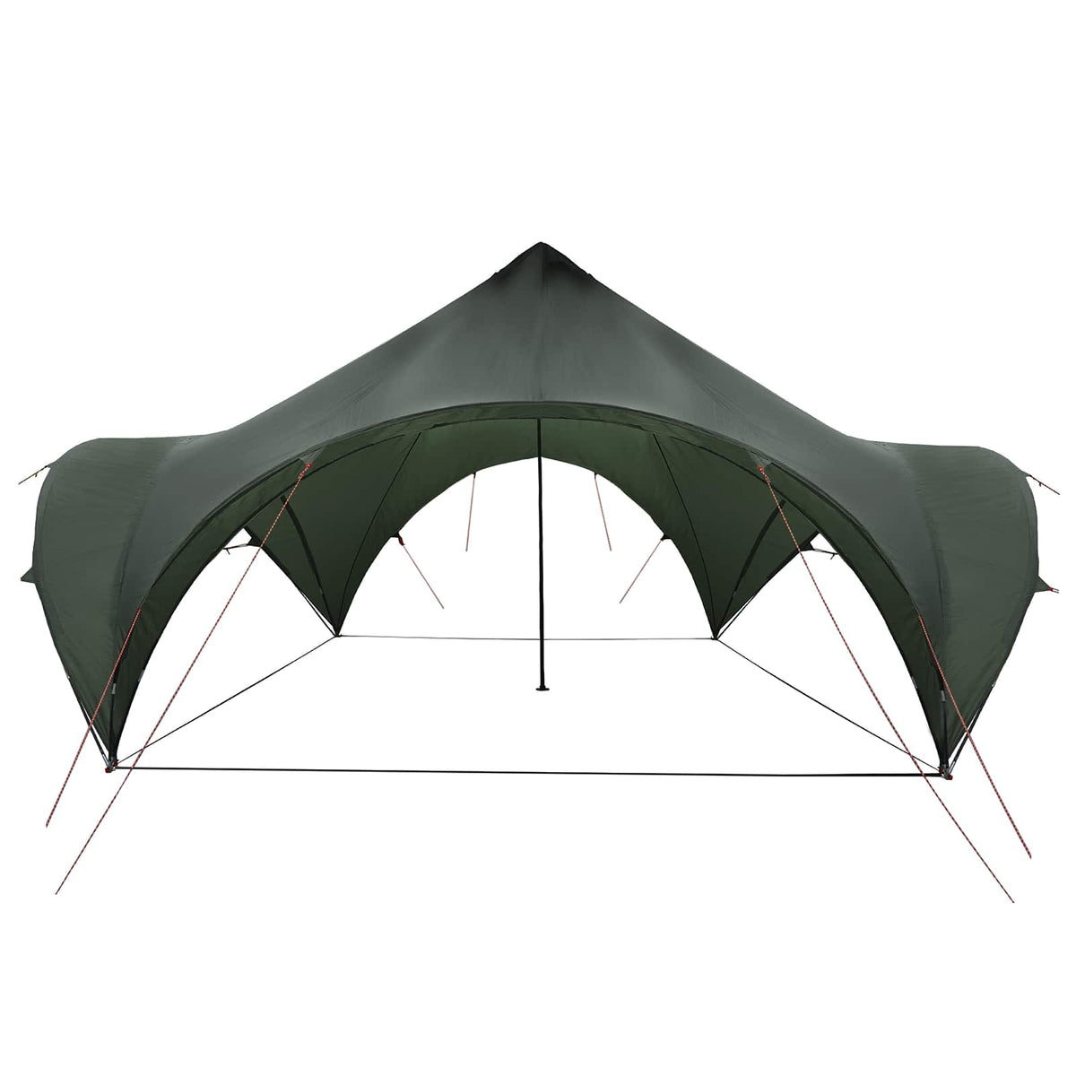 Party Tent Army grøn 500 x 500 x 350 cm Polyester og Stål