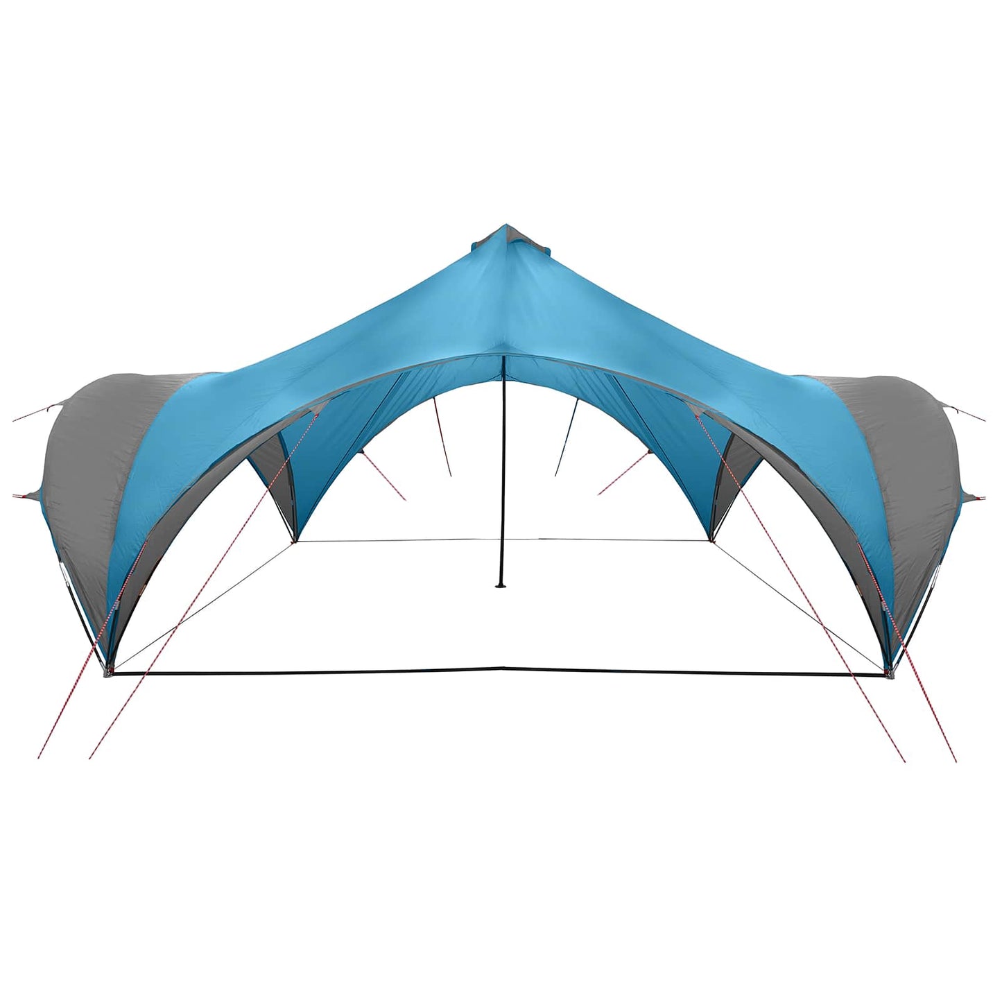 Party Tent med tag Blå 600 x 600 x 400 cm Polyester og Stål