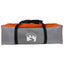 Party Tent Grå og orange 600 x 600 x 400 cm Polyester og Stål
