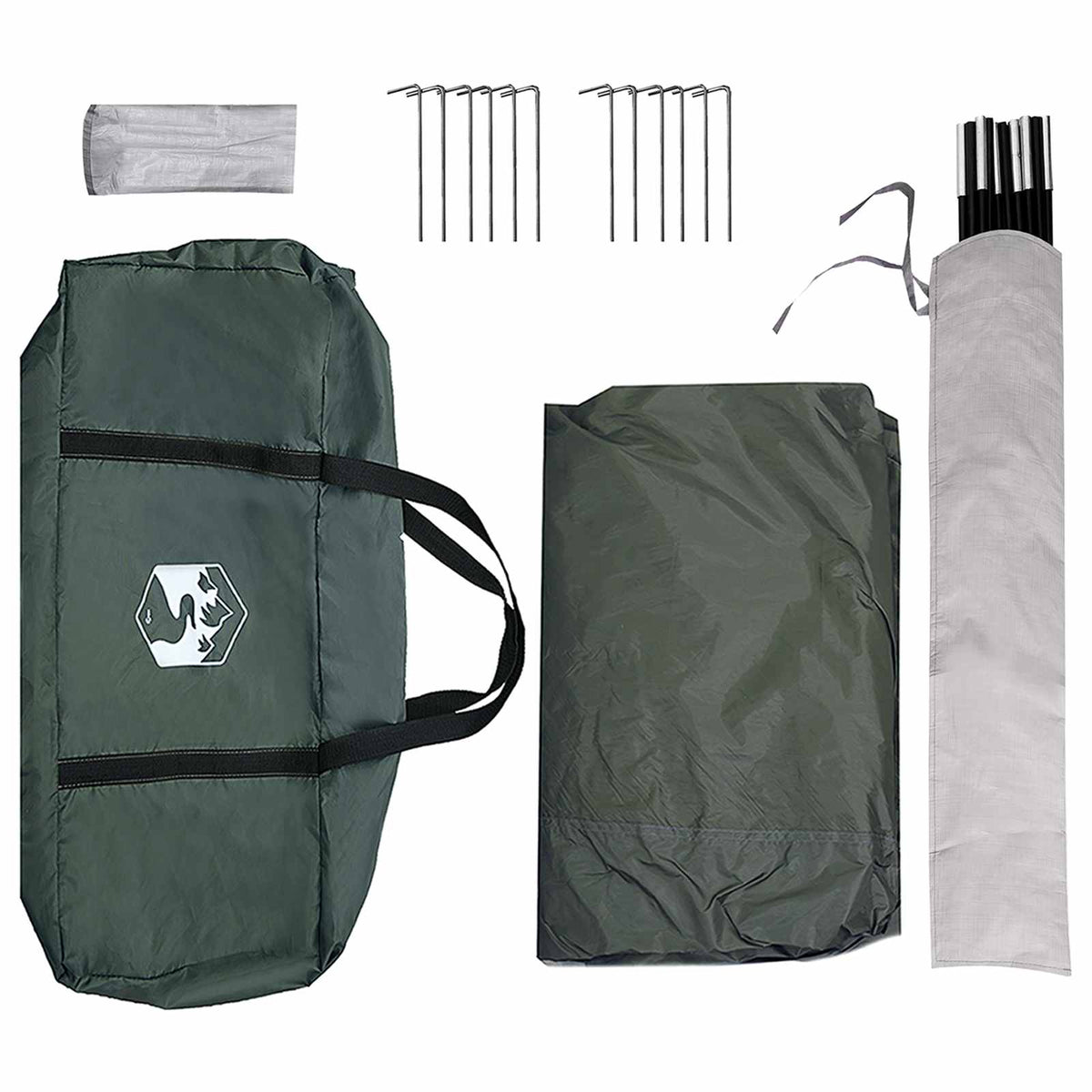 Party Tent Army grøn 600 x 600 x 400 cm Polyester og Stål