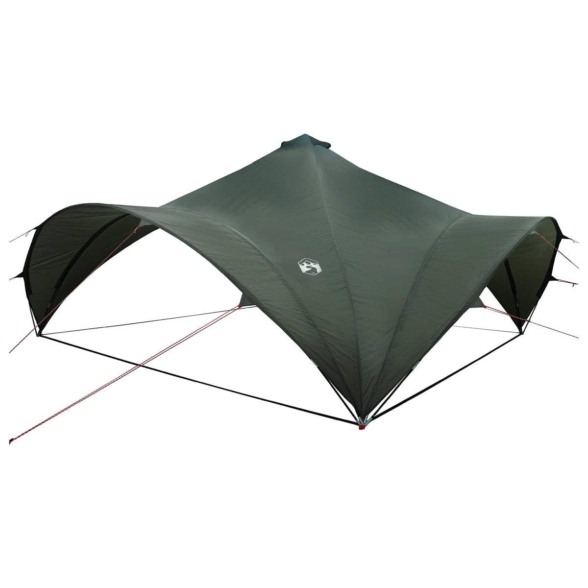 Party Tent Army grøn 600 x 600 x 400 cm Polyester og Stål
