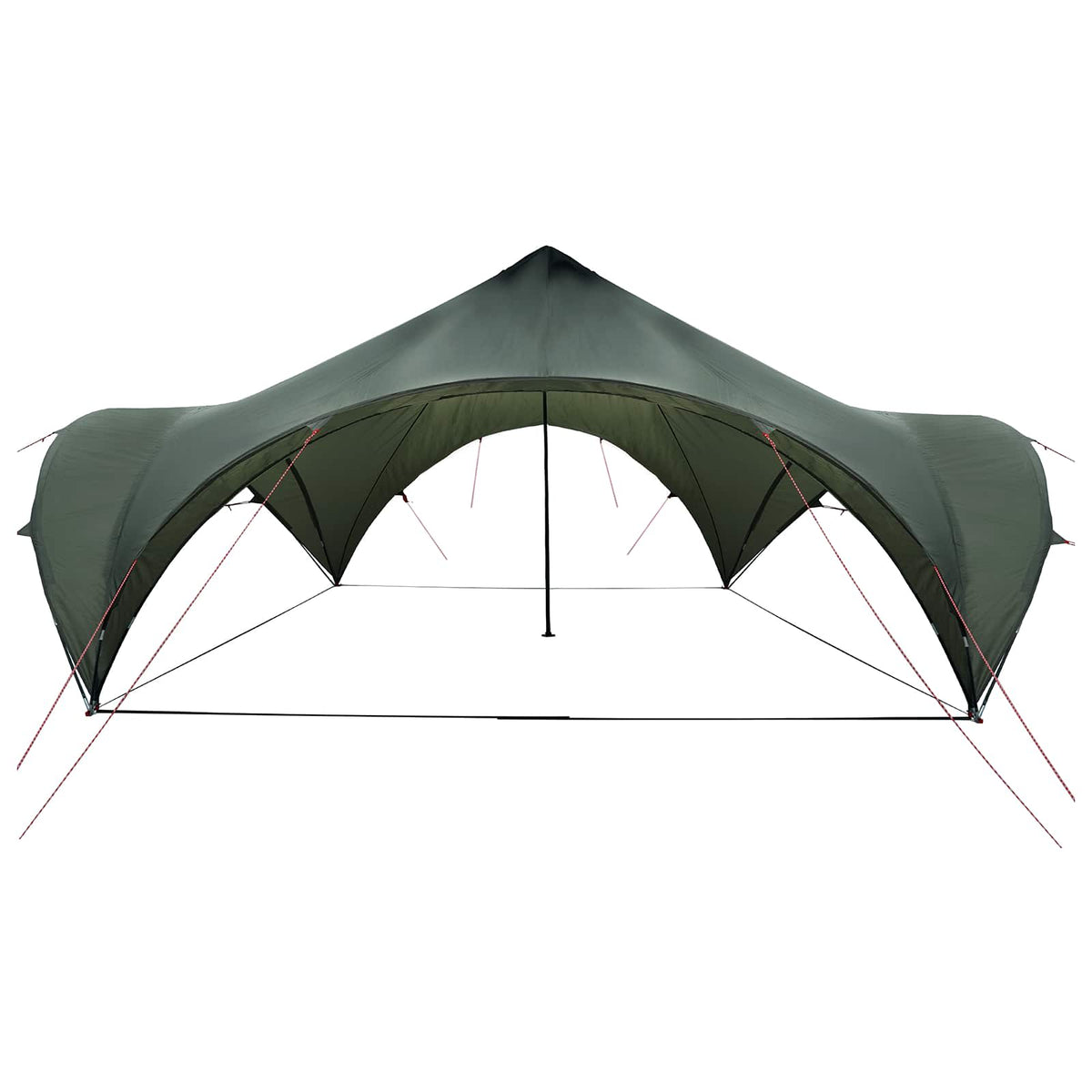 Party Tent Army grøn 600 x 600 x 400 cm Polyester og Stål