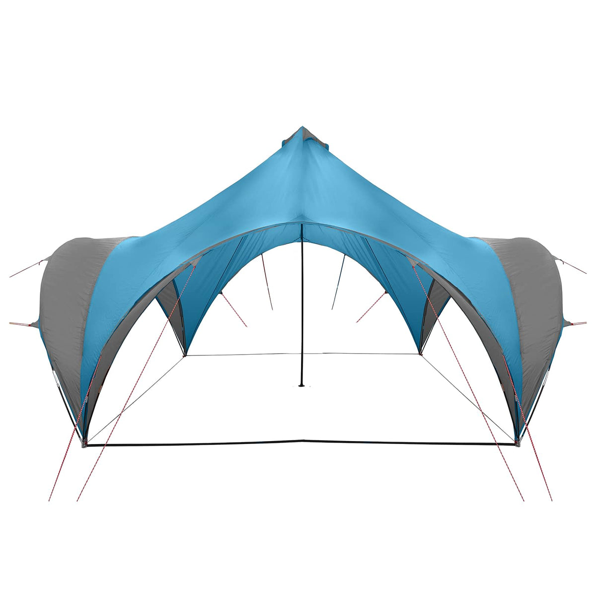 Party Tent med tag Blå 400 x 400 x 320 cm Polyester og Stål