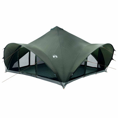 Tipi telt med tag Army grøn 18-Personer Polyester og Stål