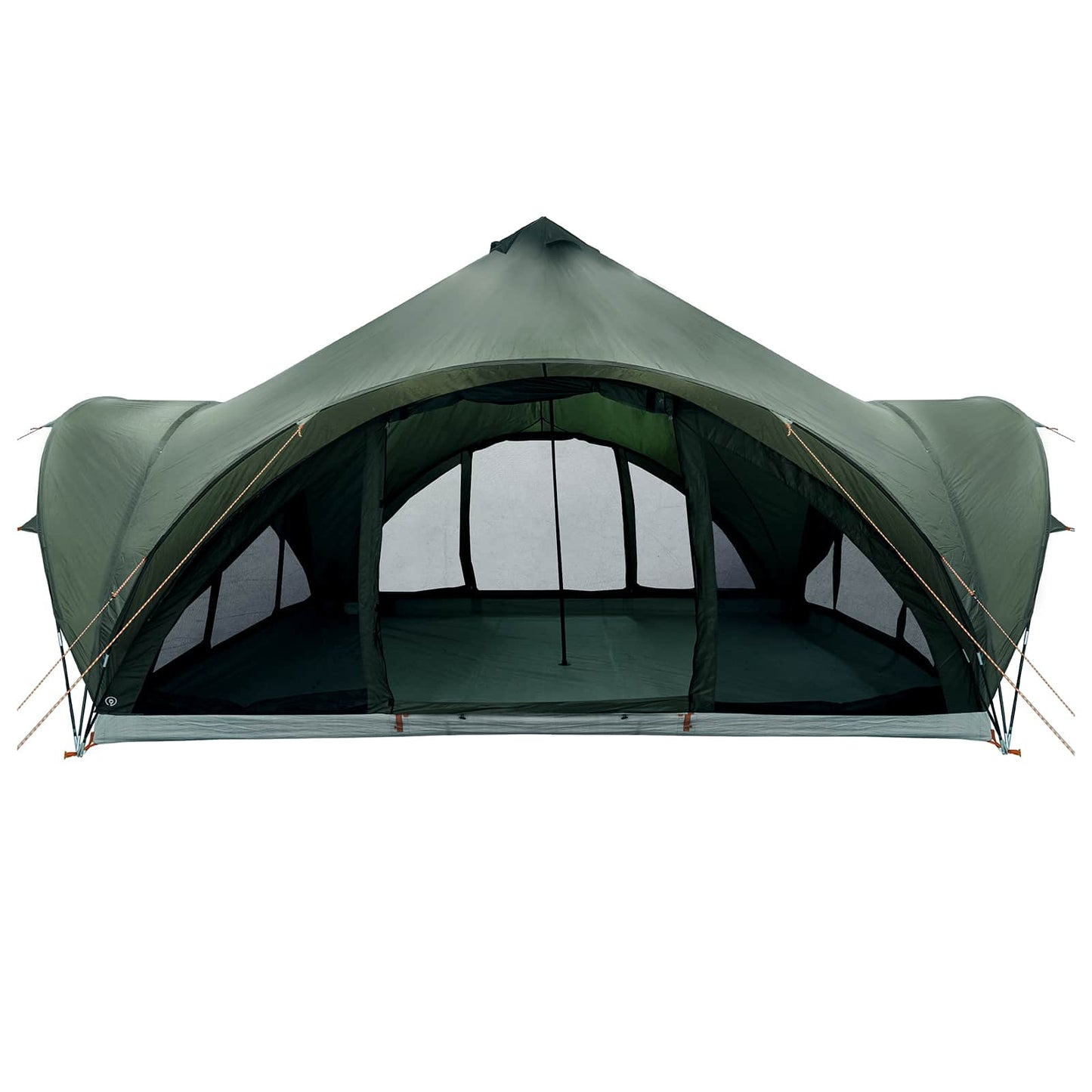 Tipi telt med tag Army grøn 18-Personer Polyester og Stål