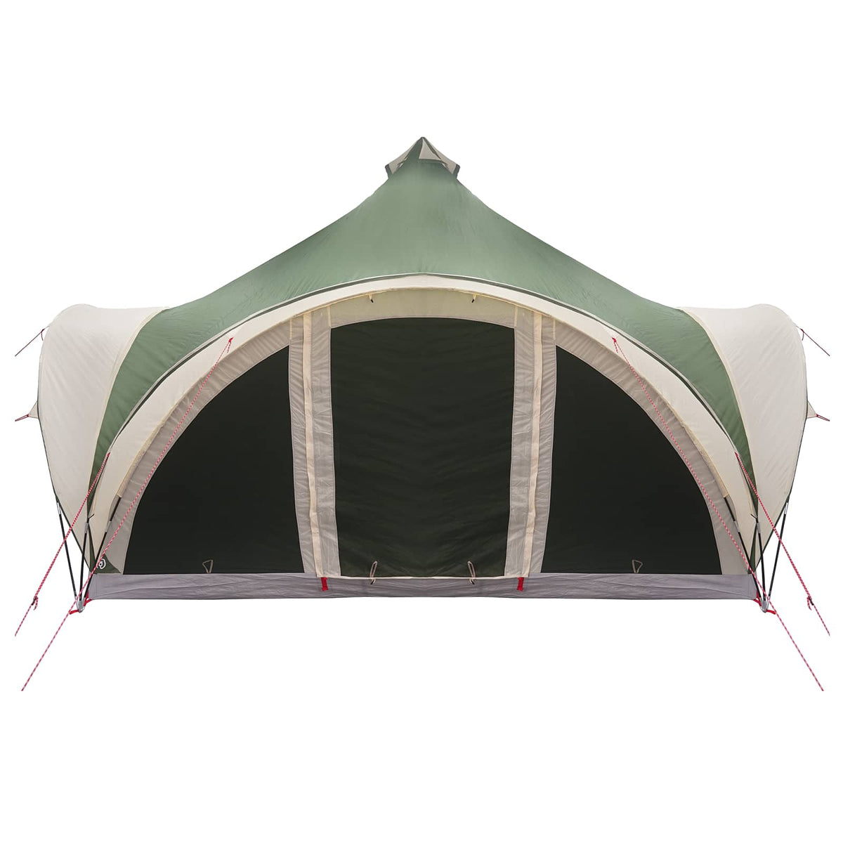 Tipi telt med tag Grøn 6-personers Polyester og Stål