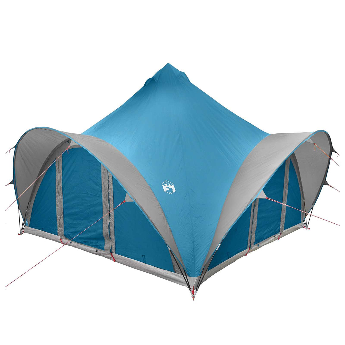 Tipi telt med tag Blå 6-personers Polyester og Stål