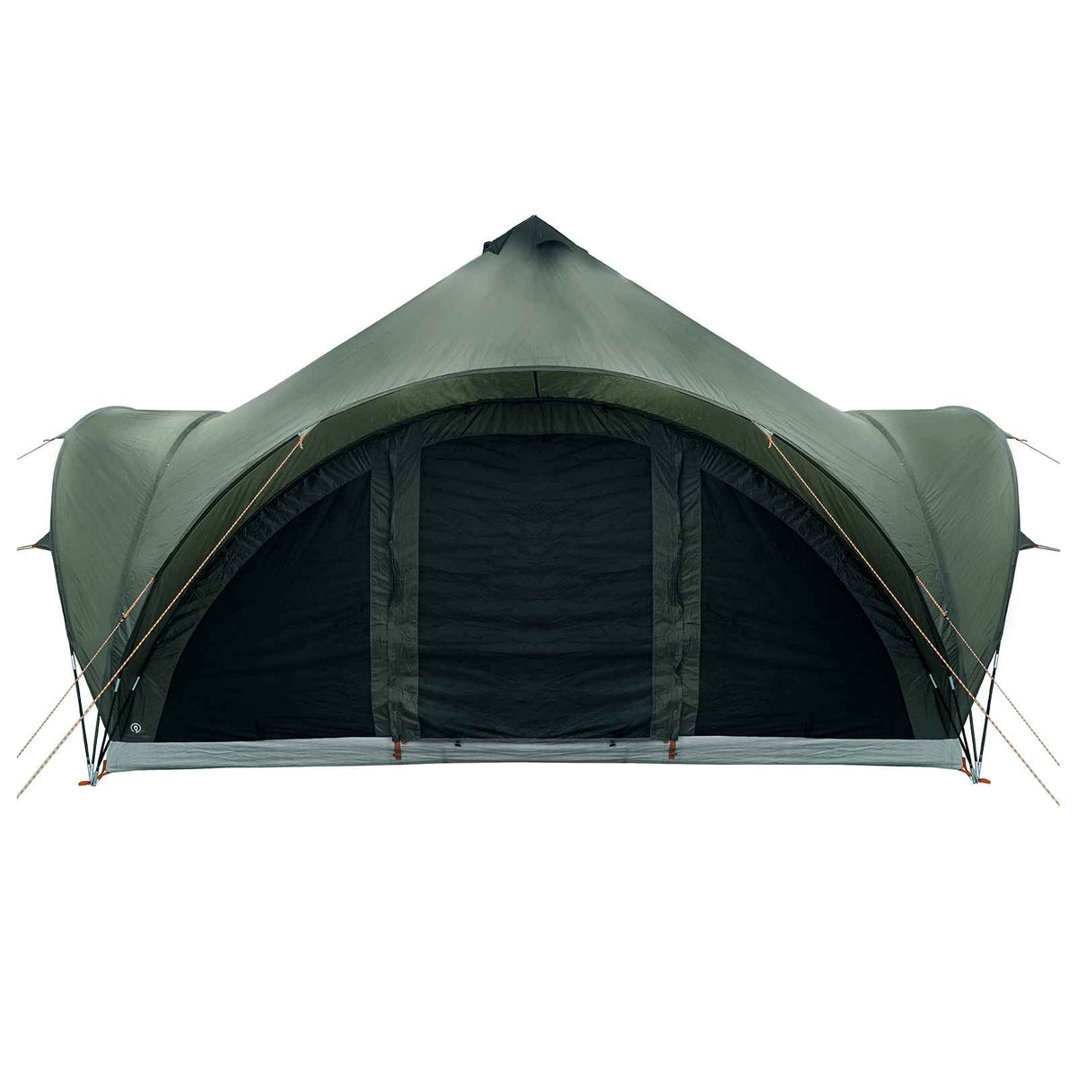 Tipi telt med tag Army grøn 6-personers Polyester og Stål