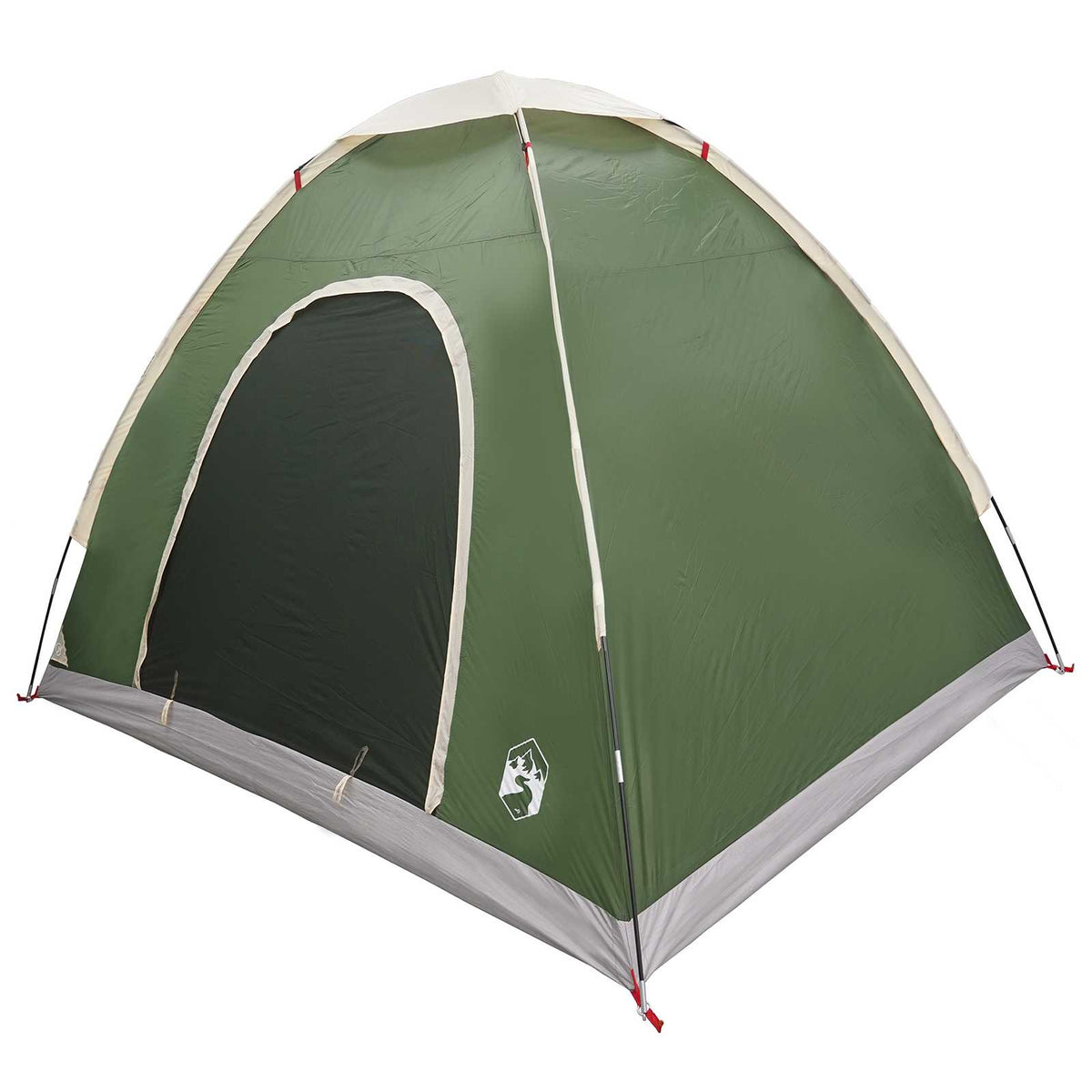 Camping telt 2-personers Grøn 185T Polyester med PU belægning