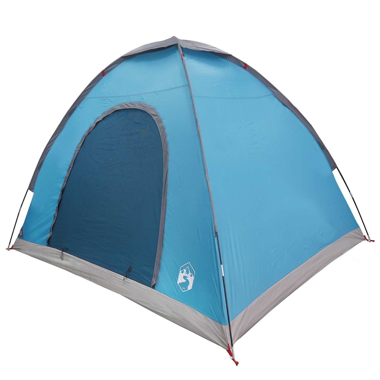 Camping telt 2-personers Blå 185T Polyester med PU belægning