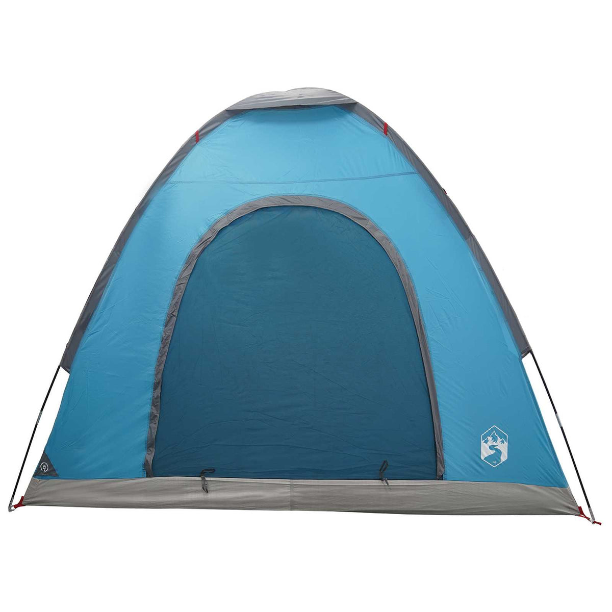 Camping telt 2-personers Blå 185T Polyester med PU belægning