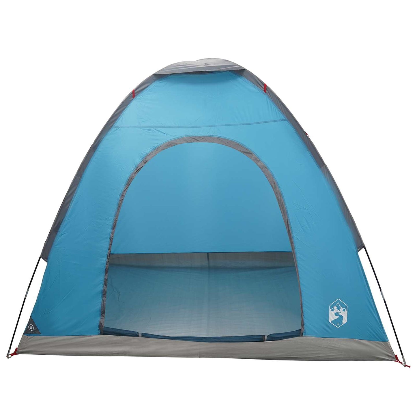 Camping telt 2-personers Blå 185T Polyester med PU belægning