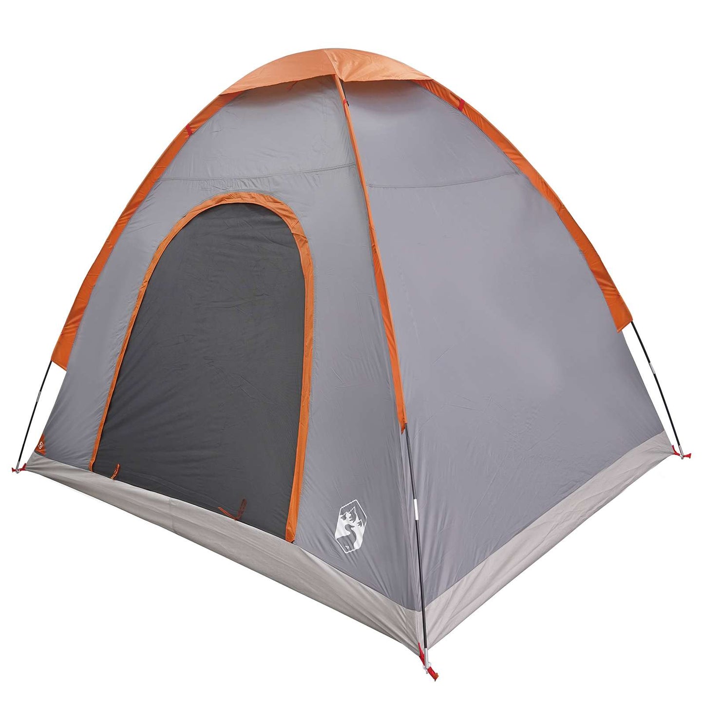 Camping telt 2-personers Grå og orange