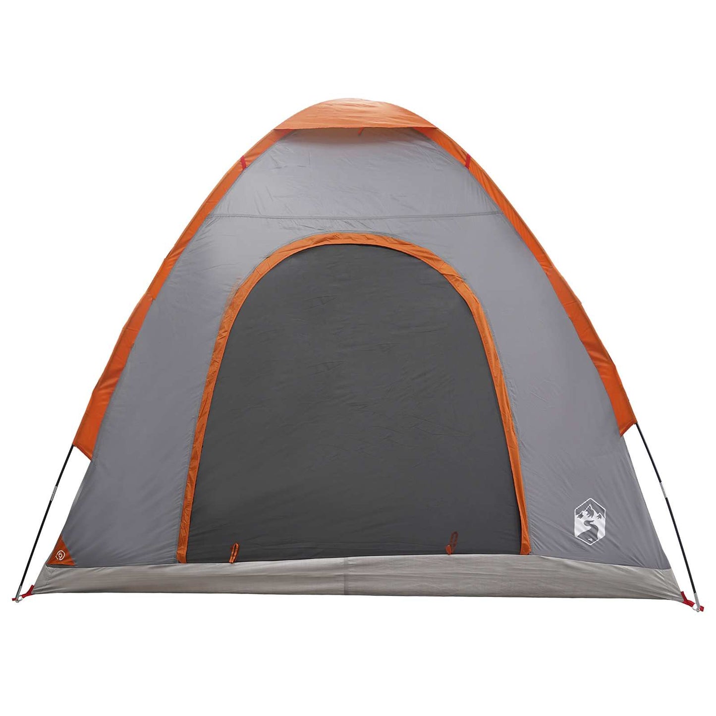 Camping telt 2-personers Grå og orange