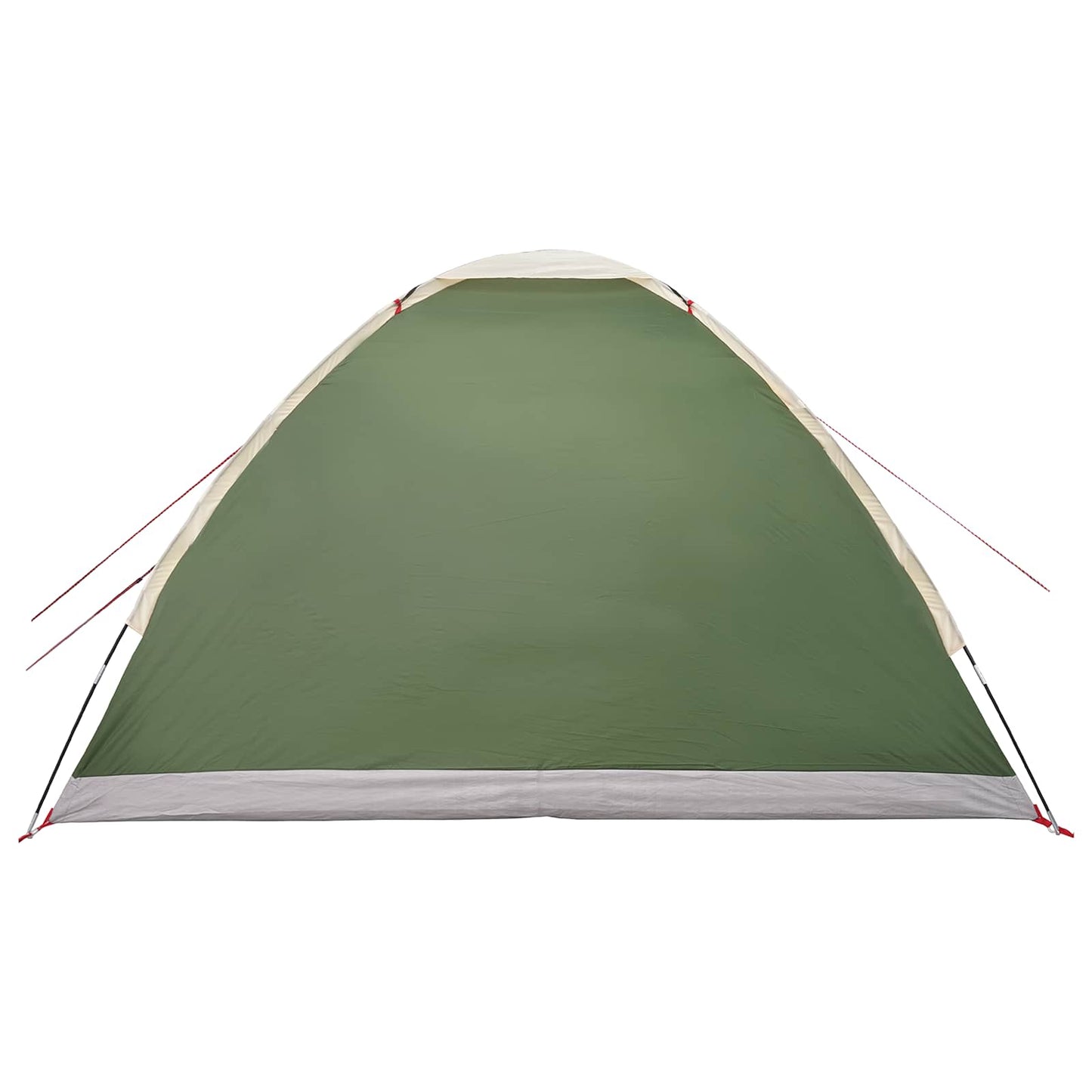 Camping telt 4-personers Grøn 185T Polyester med PU belægning