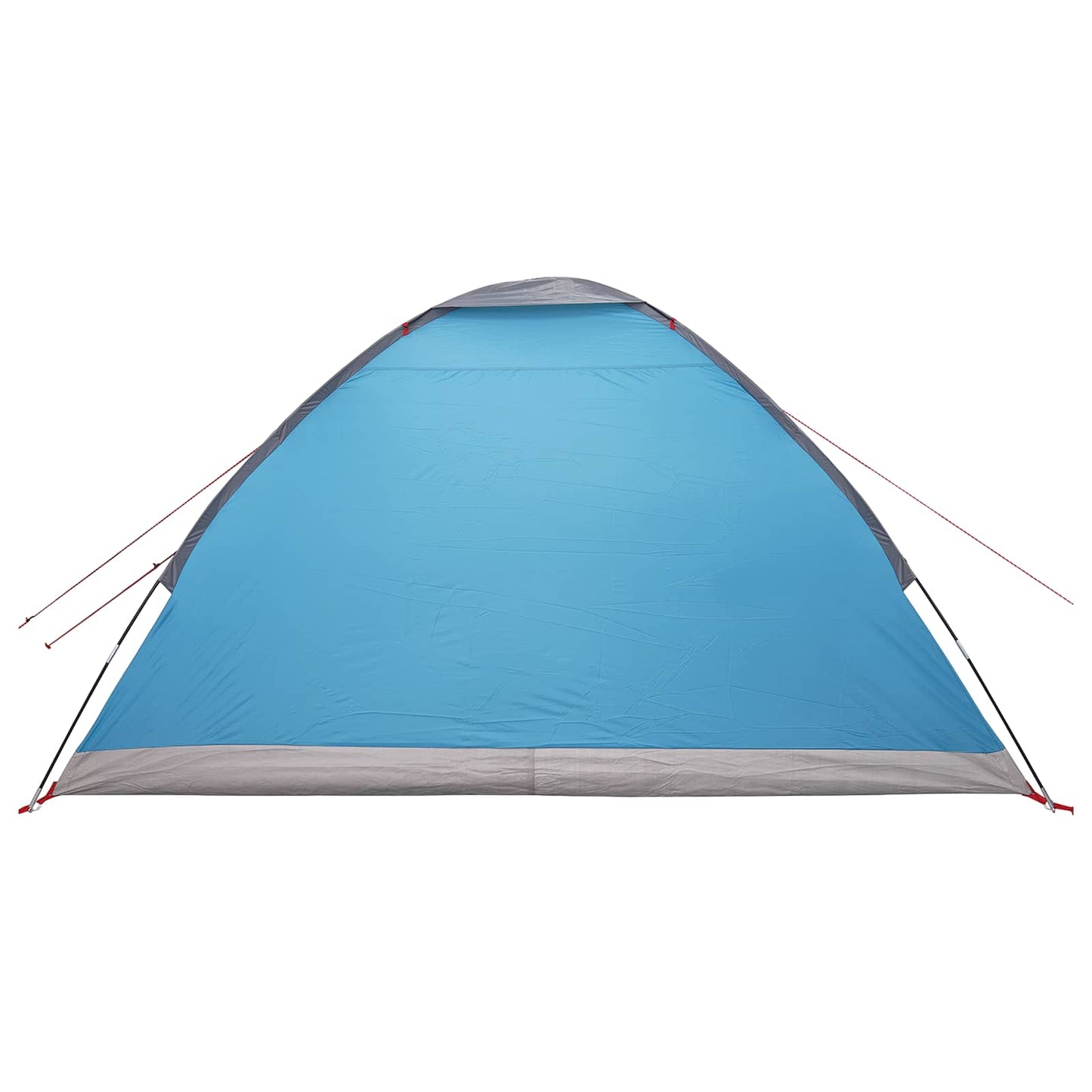 Camping telt 4-personers Blå 185T Polyester med PU belægning