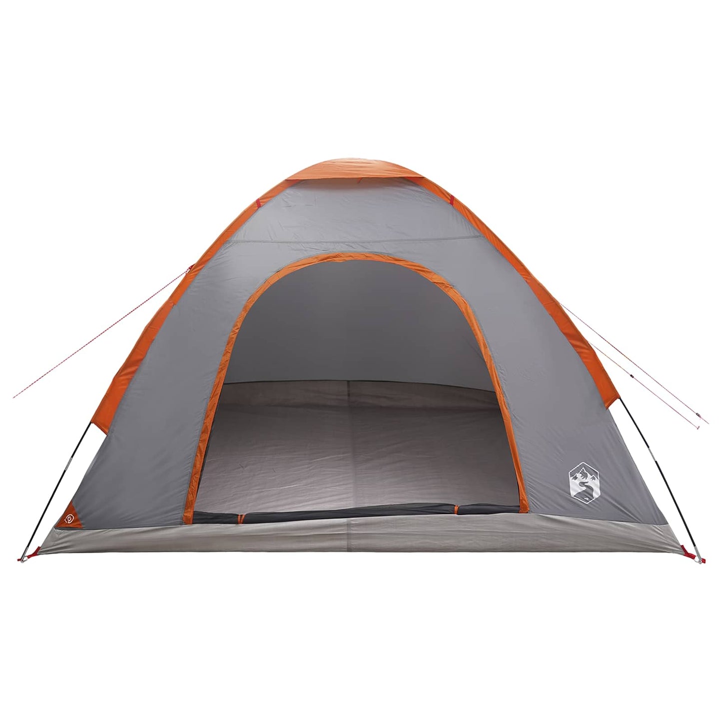 Camping telt 4-personers Grå og orange